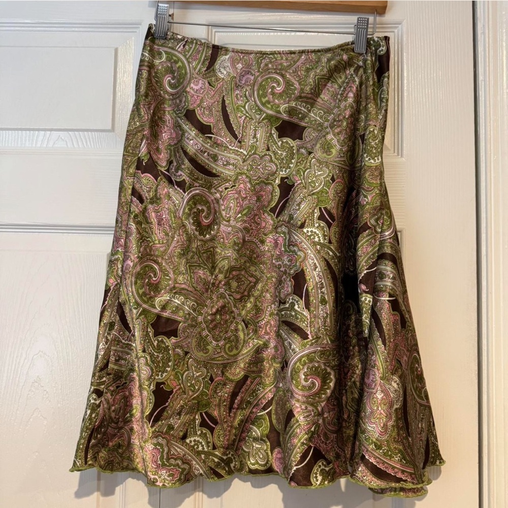 Vintage paisley print skirt